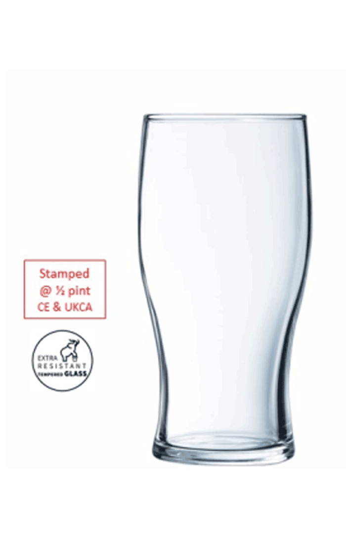 Tulip Beer Half Pint Glass 28.5cl