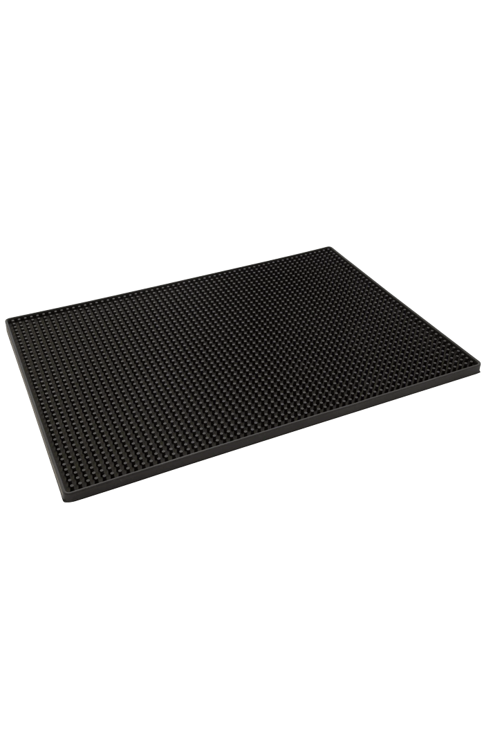 Deluxe Black Rubber Large Bar Mat 18 x 12 inches