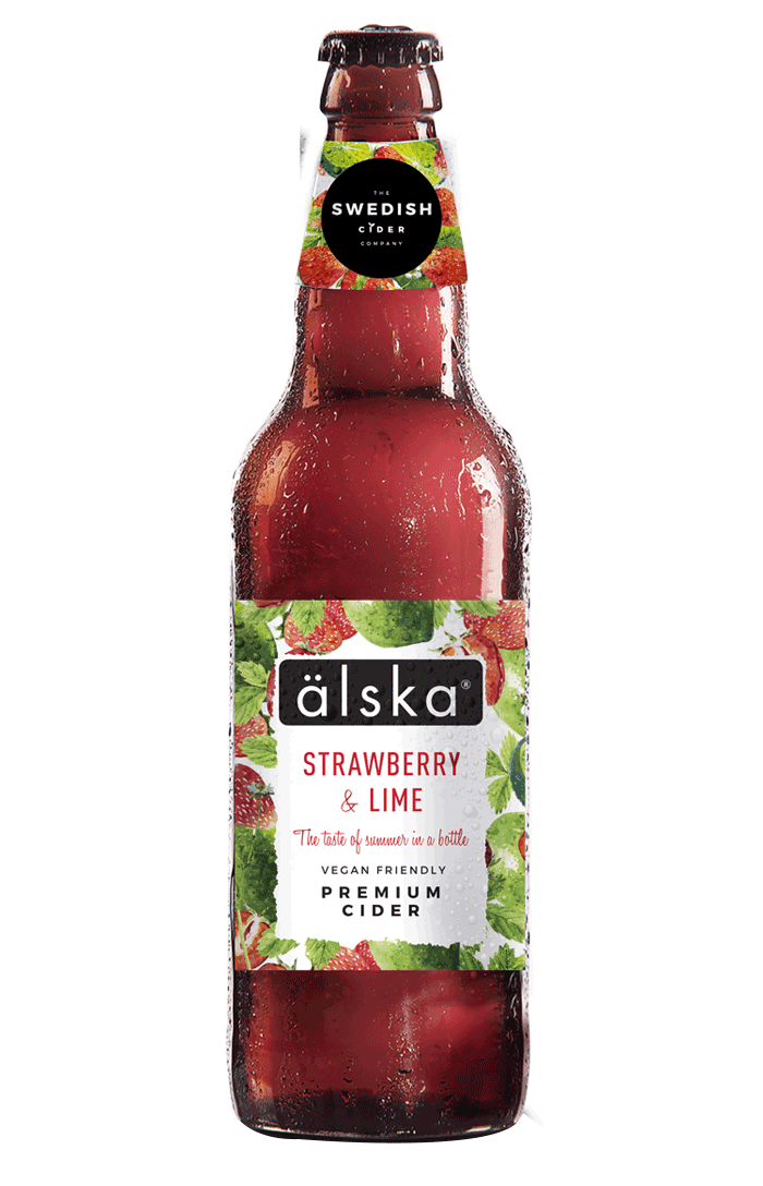 Alska Strawberry & Lime Premium Cider 500ml