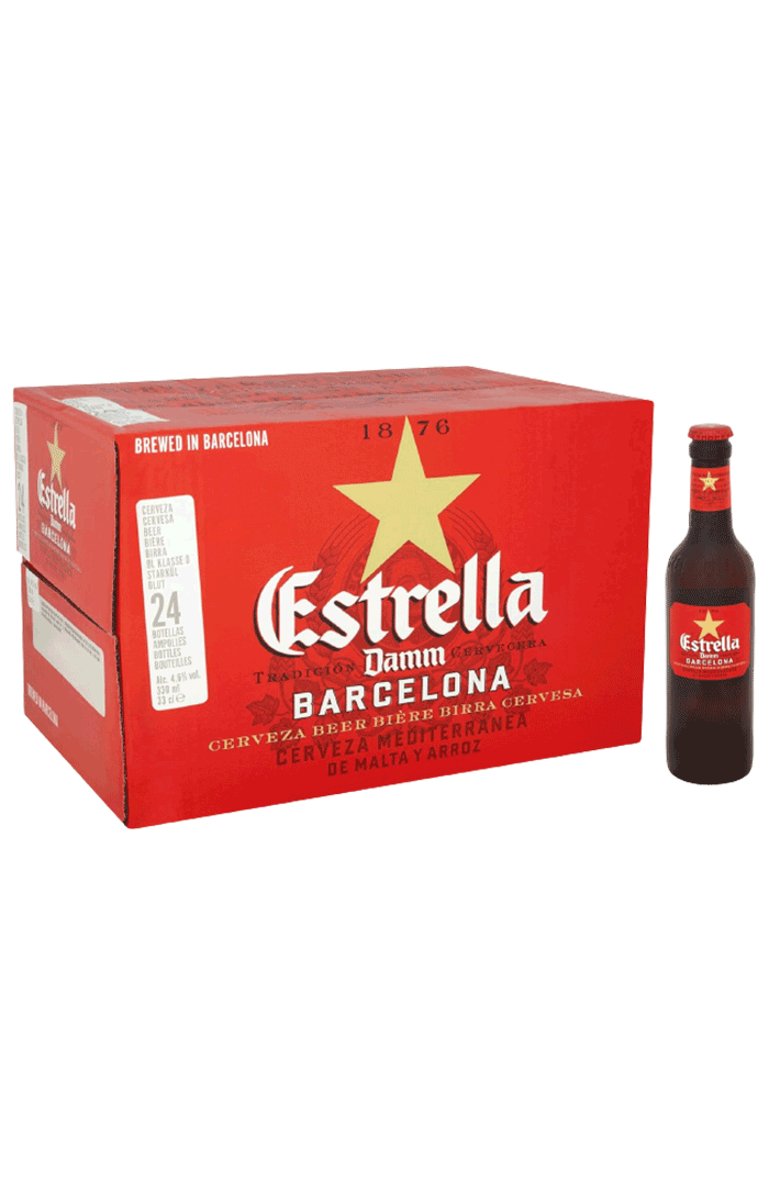 ESTRELLA DAMM PREMIUM LAGER 24 X 330ML