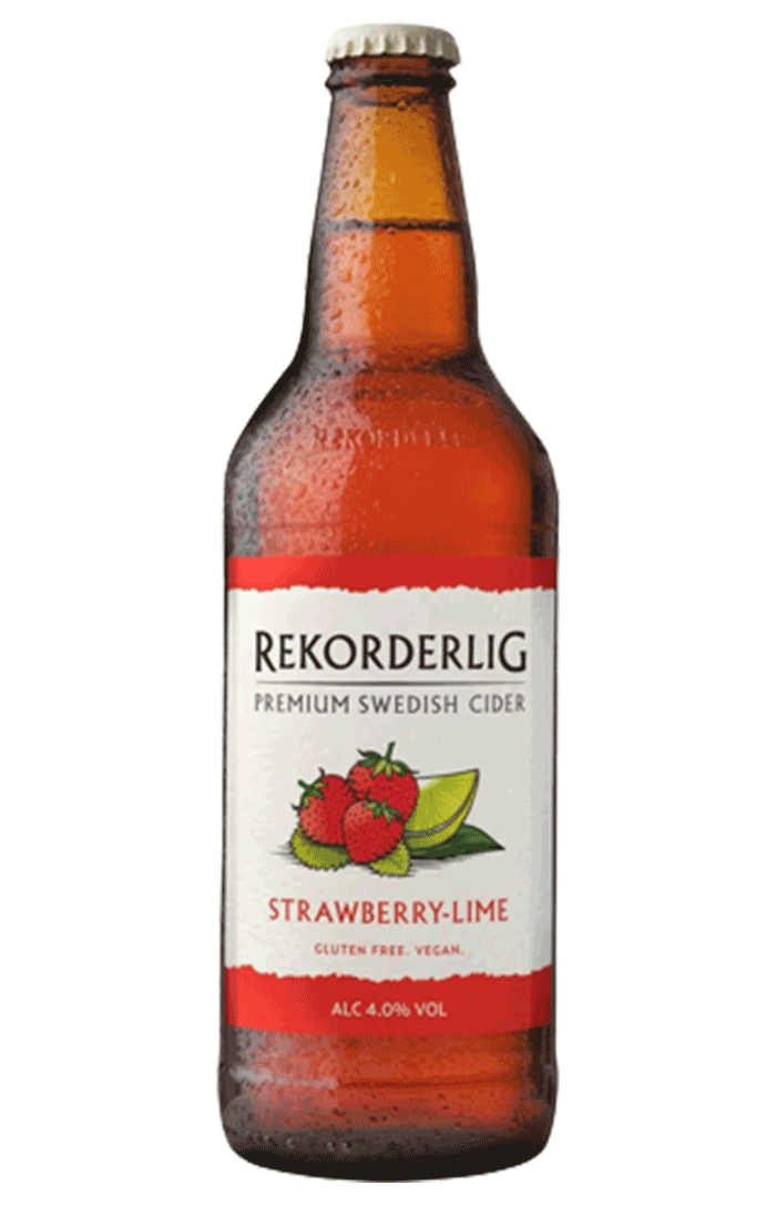 REKORDERLIG STRAWBERRY AND LIME 15 X 500ML