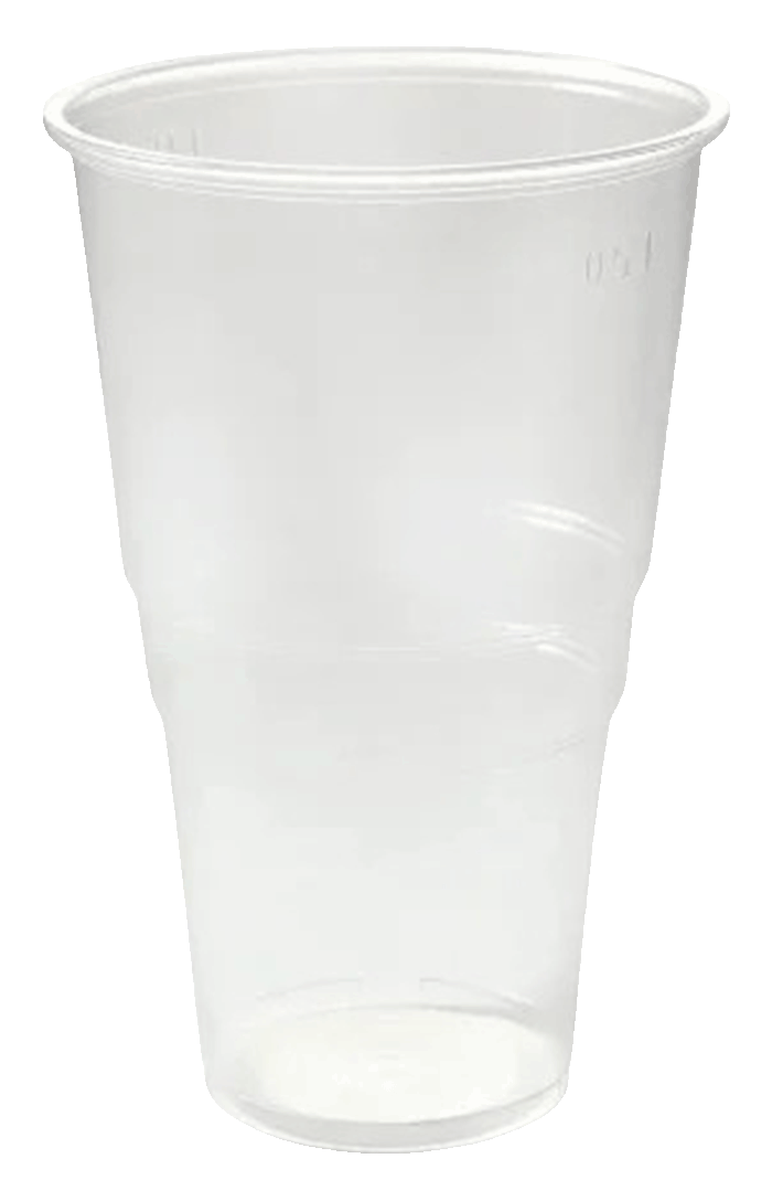 Clear Plastic Tumbler 0.5 Pint Cup