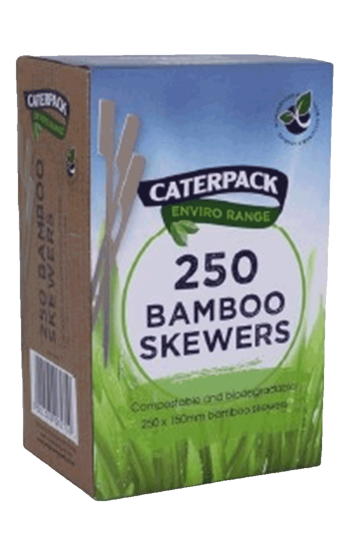 Caterpak Enviro Bamboo Skewers 150mm