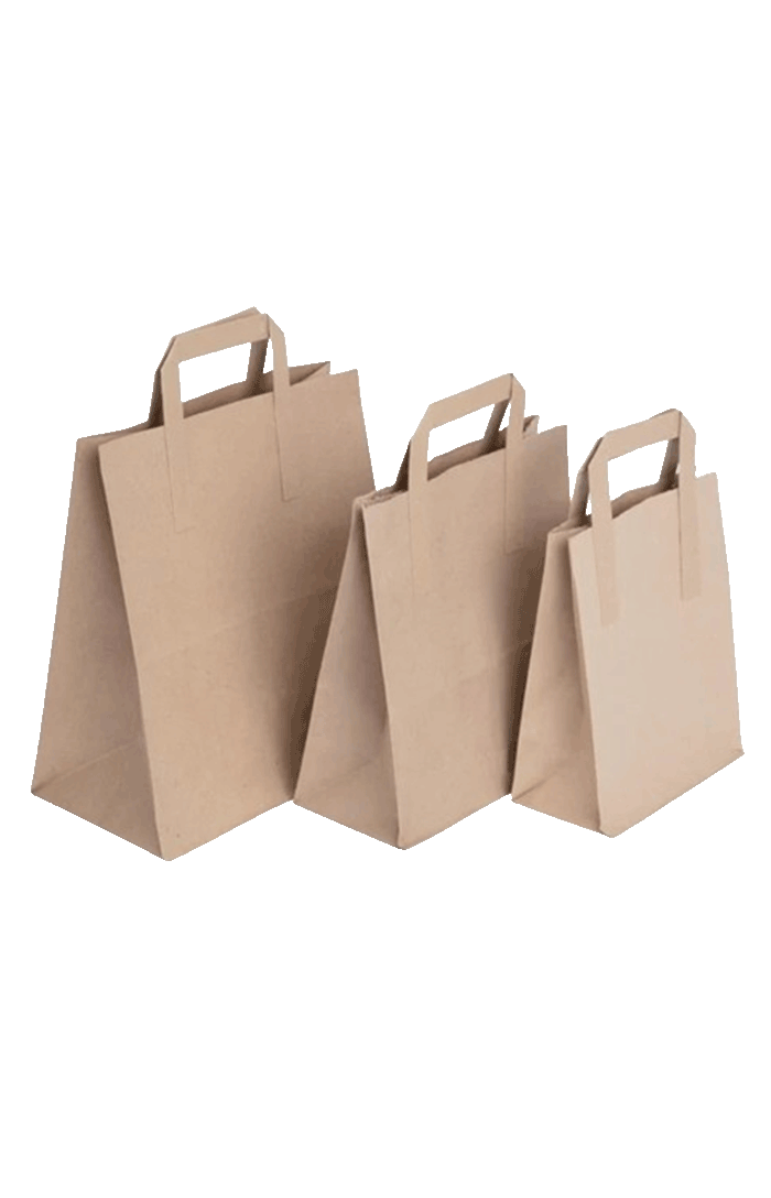 Brown Paper Takeaway bags Medium