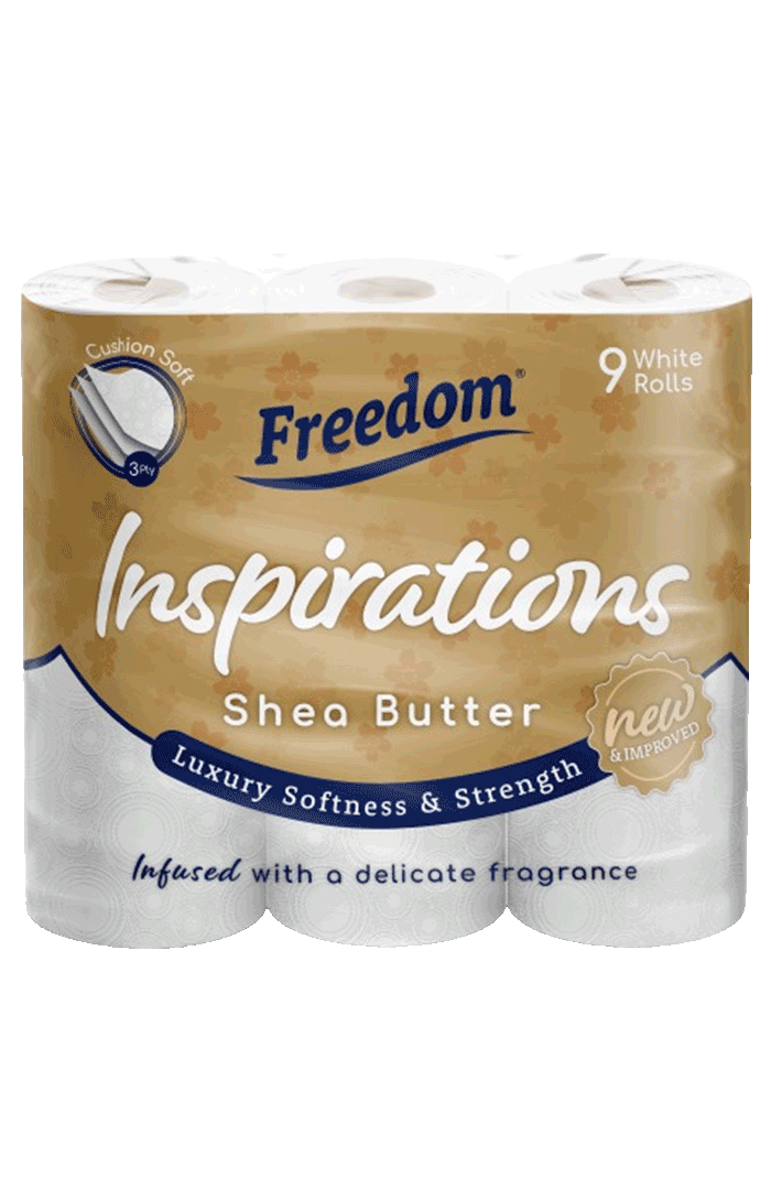 Freedom Shea Butter Toilet Roll 3 Ply