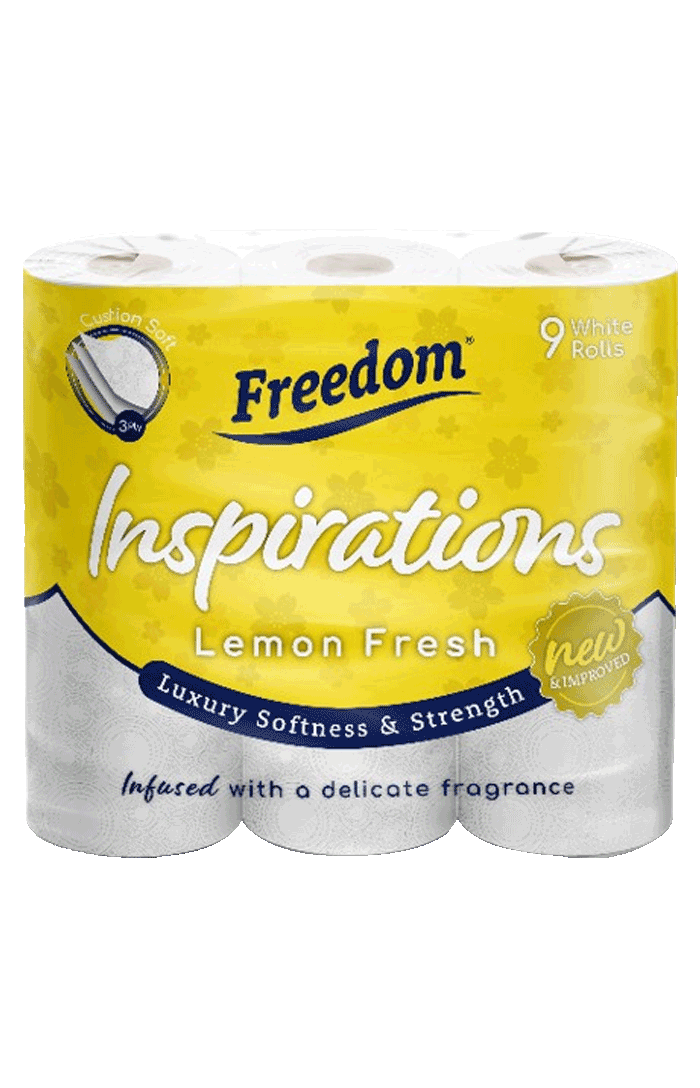 Freedom Lemon Fresh Toilet Roll 3 Ply