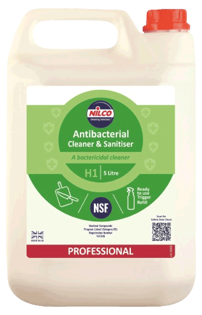 Nilco Anti Bacterial Cleaner Sanitiser 5Ltr