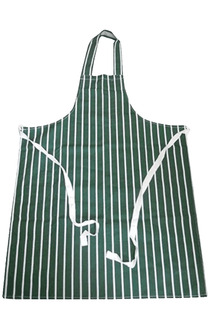 Butchers Style Catering Apron Green
