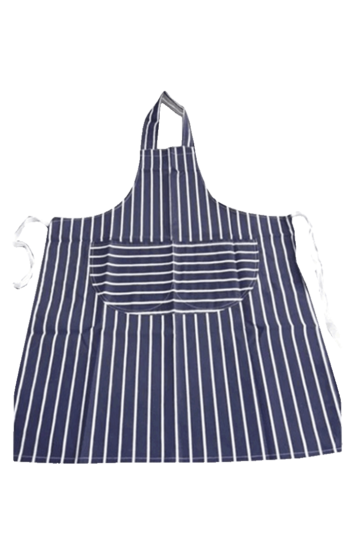 Butchers Style Catering Apron Blue