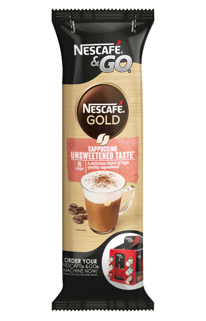 Nescafe & Go Gold Cappuccino Unsweetened Taste 17.5g