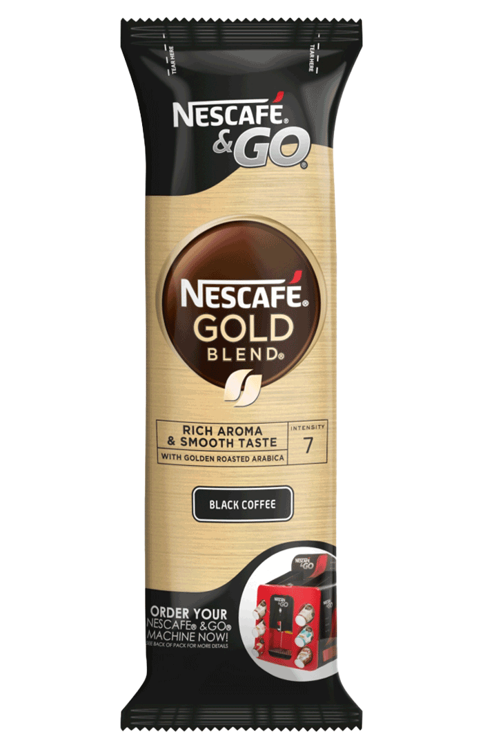 Nescafe & Go Gold Blend Black Coffee 2.4g
