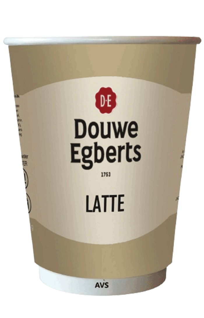 Douwe Egberts Latte 12oz In Cup Drink
