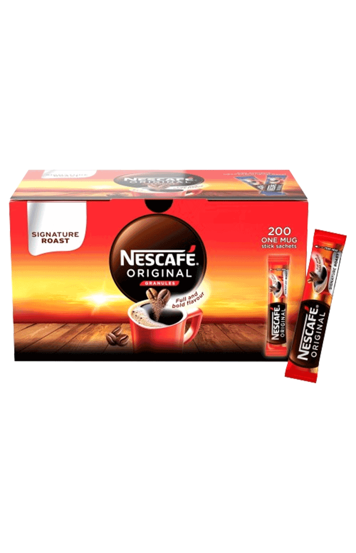 NESCAFE Original Instant Coffee Sachets  200 x 1.8g Sticks