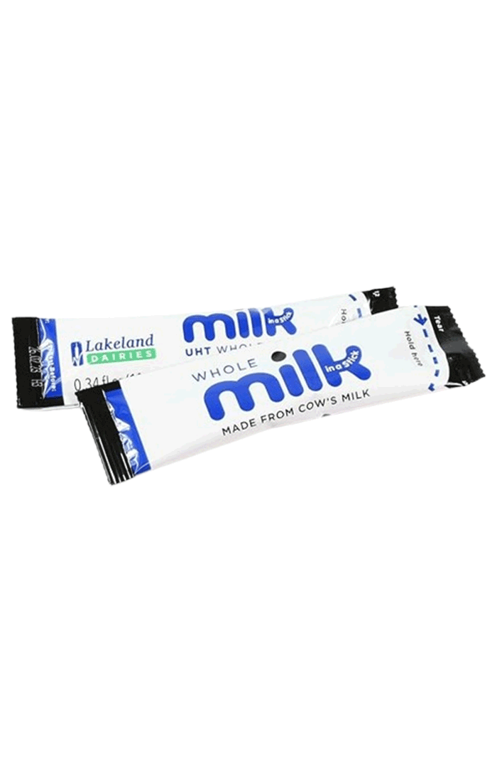 Lakeland Dairies UHT Whole Milk in a Stick 10ml
