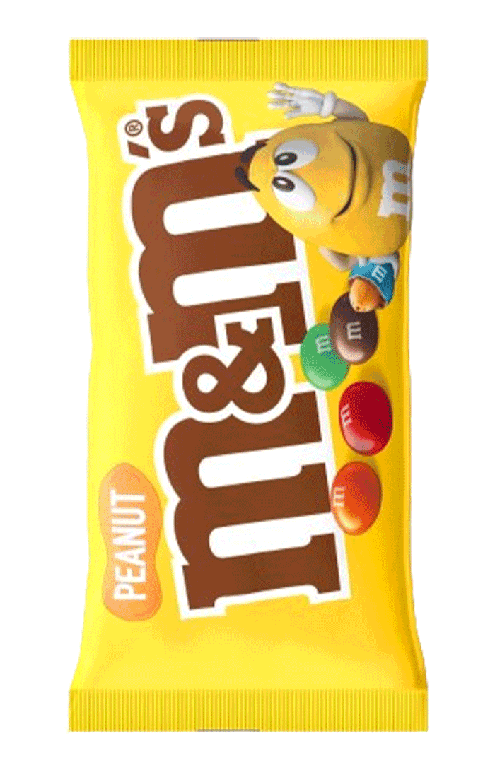 M&M's Crunchy Peanut & Milk Chocolate Bar 45g