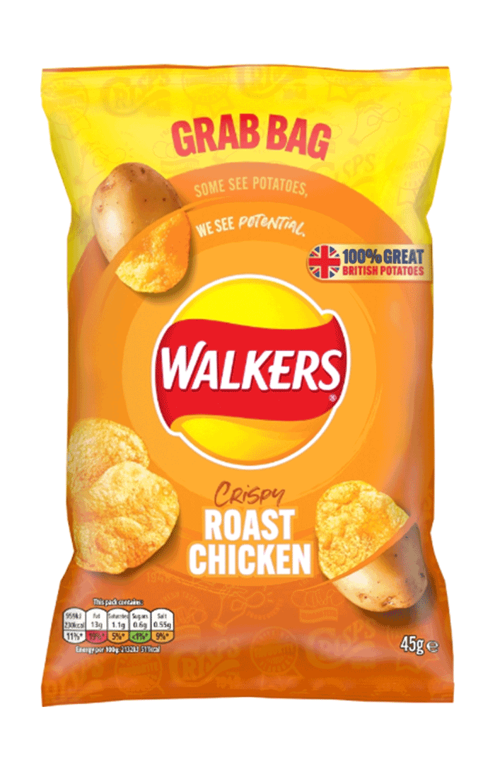 Walkers Roast Chicken Crisps 45g