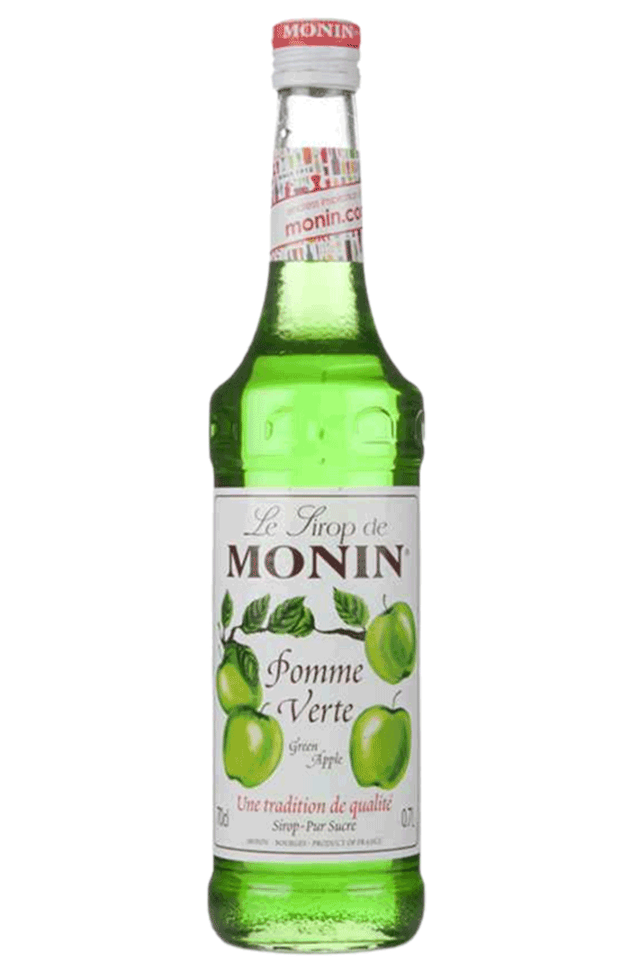 MONIN GREEN APPLE POMME VERDE SYRUP 70CL