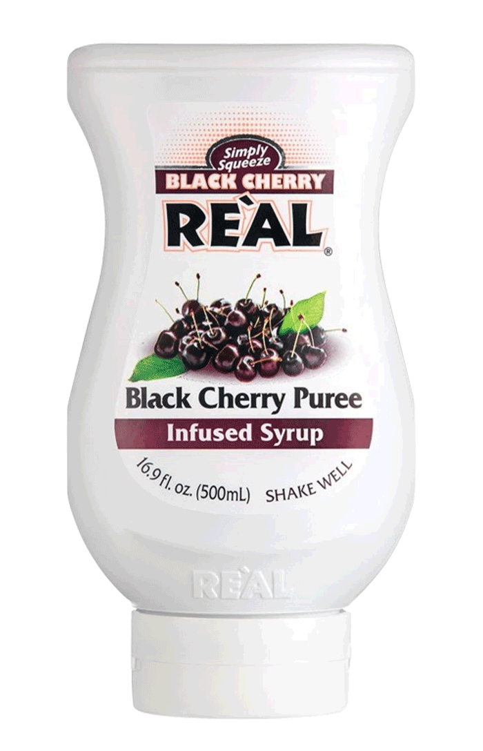 Real Black Cherry Puree Infused Syrup 500ml