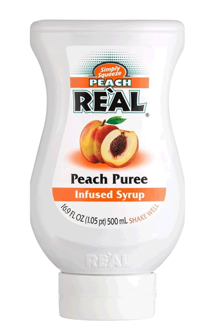 Real Peach Puree Infused Syrup 500ml