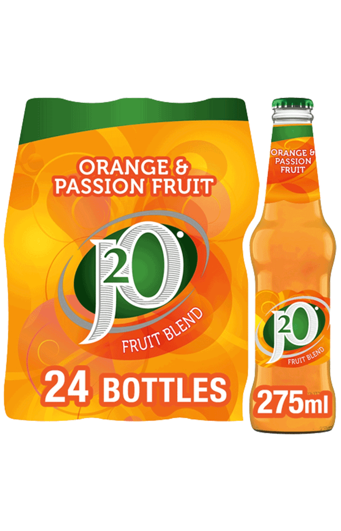 J2O ORANGE & PASSION FRUIT 24 X 275ML