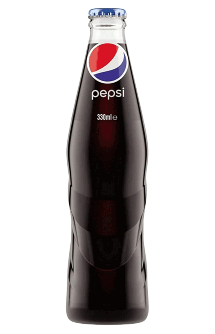 PEPSI COLA GLASS BOTTLES 24 X 330ML