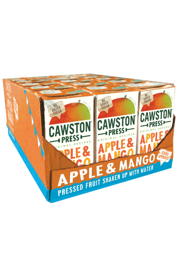 CAWSTON PRESS APPLE & MANGO JUICE DRINK 18 X 200ML