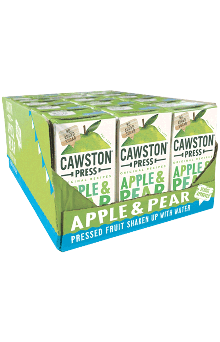 CAWSTON PRESS APPLE & PEAR JUICE DRINK 18 X 200ML