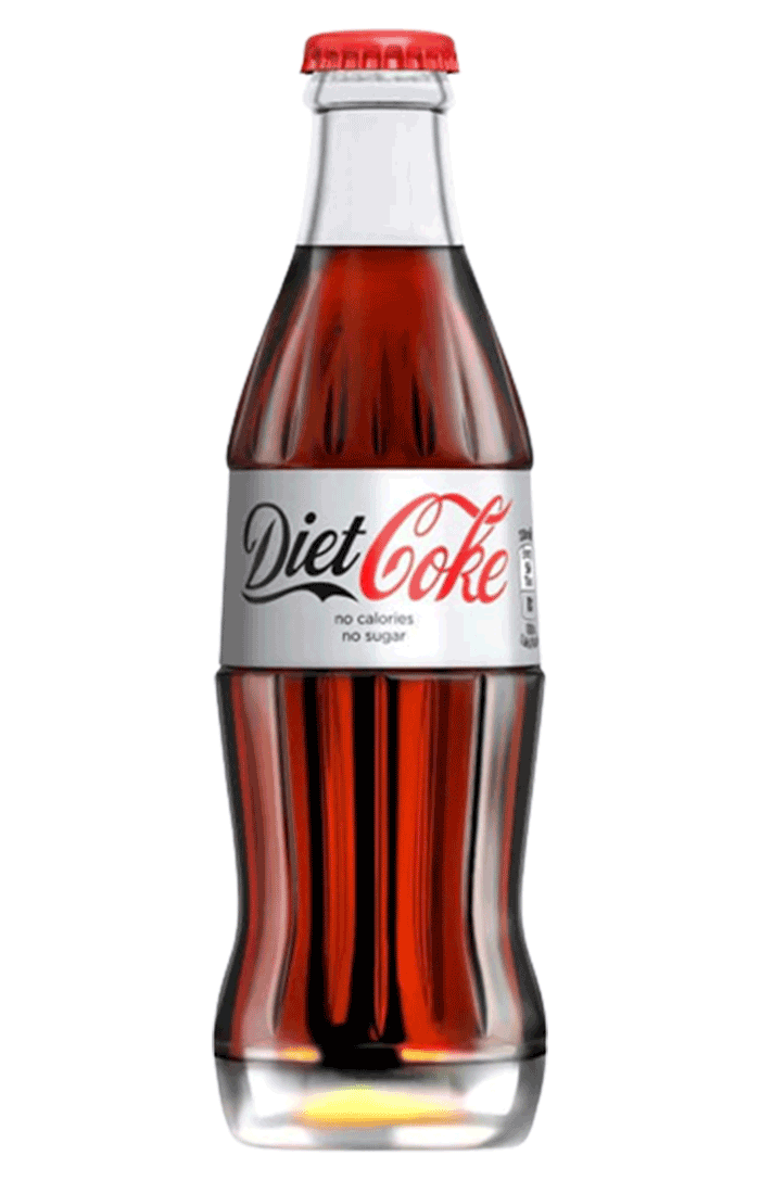 DIET COKE ICON GLASS BOTTLE 24 X 330ML