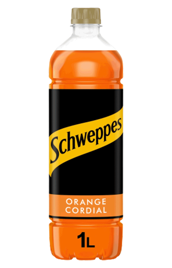 SCHWEPPES ORANGE CORDIAL 12 X 1L