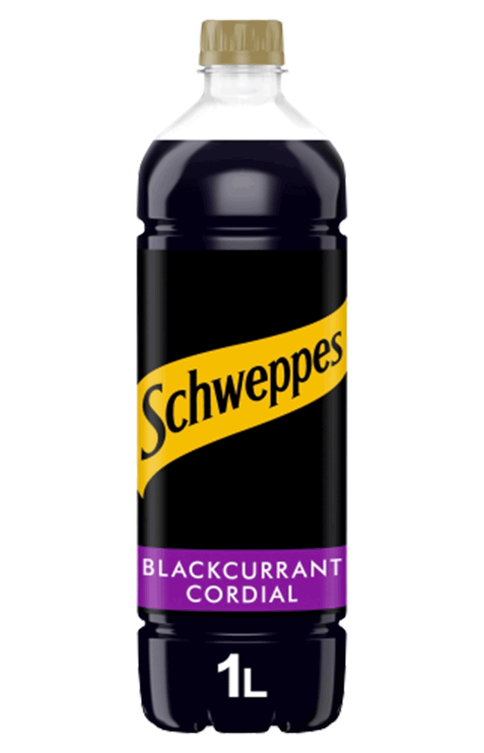 SCHWEPPES BLACKCURRANT CORDIAL 12 X 1L