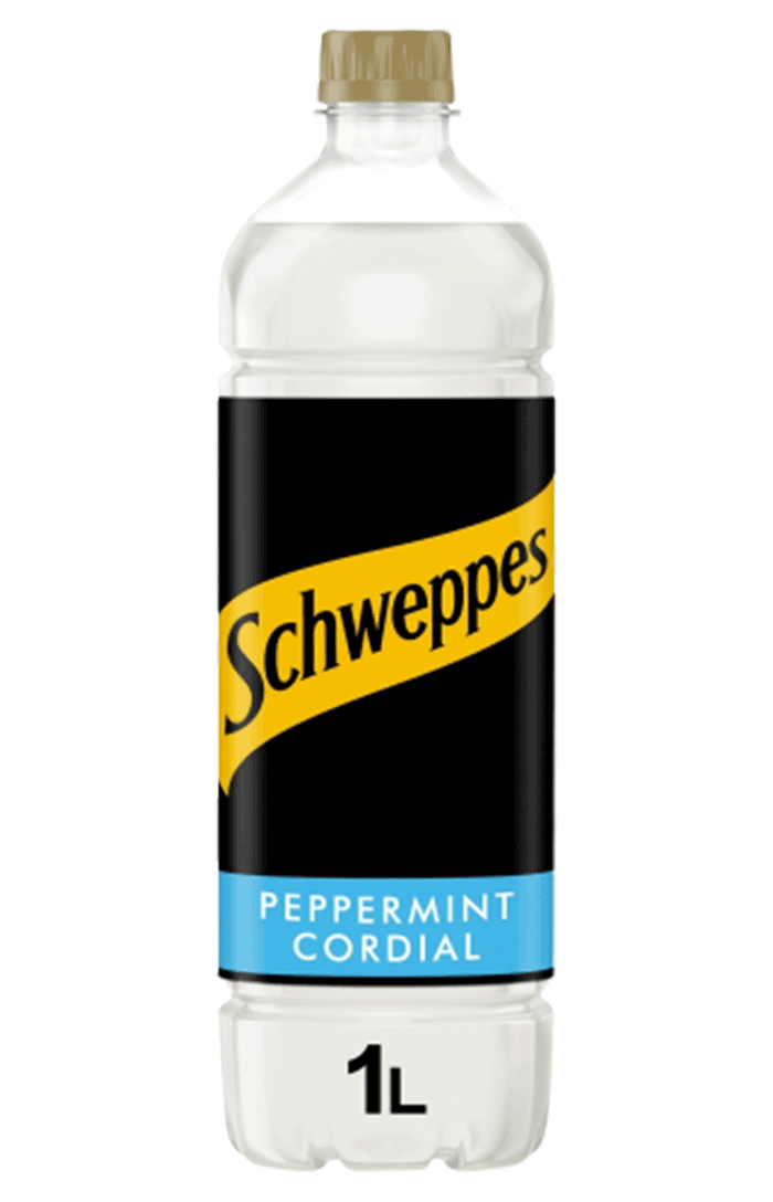 SCHWEPPES PEPPERMINT CORDIAL 12 X 1L