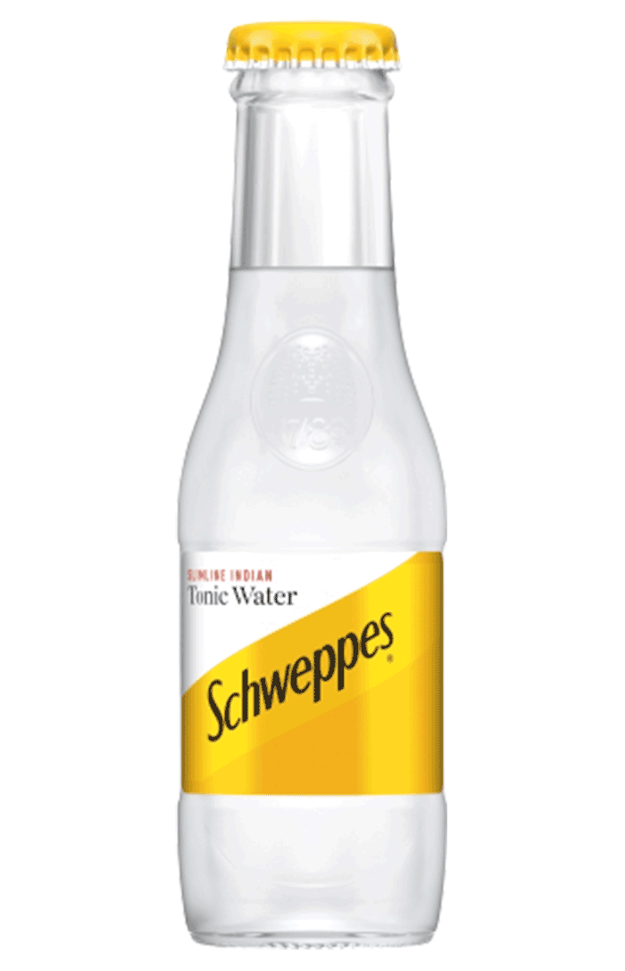 SCHWEPPES SLIMLINE TONIC WATER 24 X 125ML