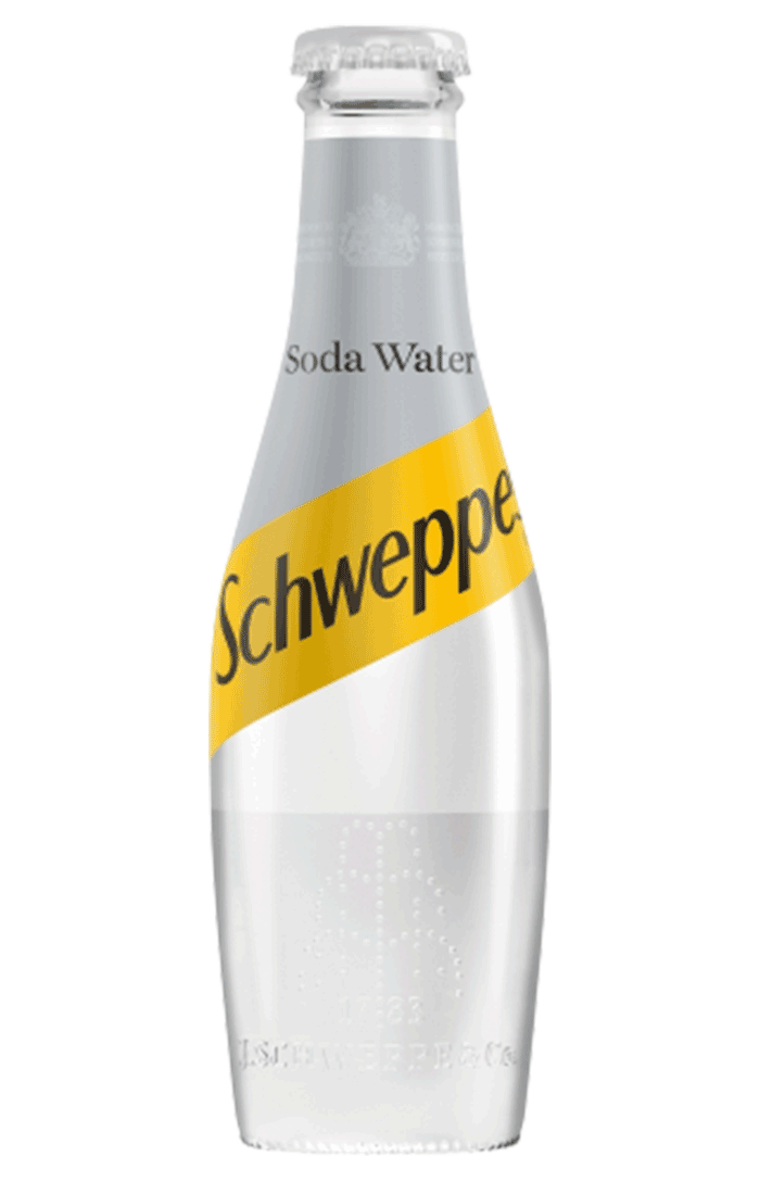 SCHWEPPES SODA WATER 24 X 200ML