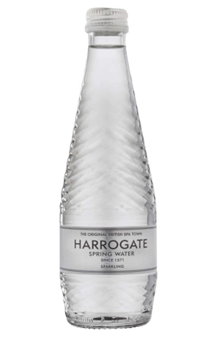 HARROGATE SPARKLING WATER GLASS BOTTLE 24 X 330ML