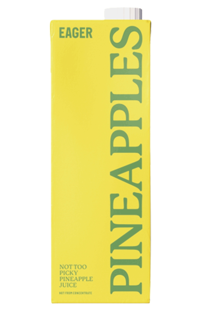 EAGER PINEAPPLE JUICE 8 X 1LTR