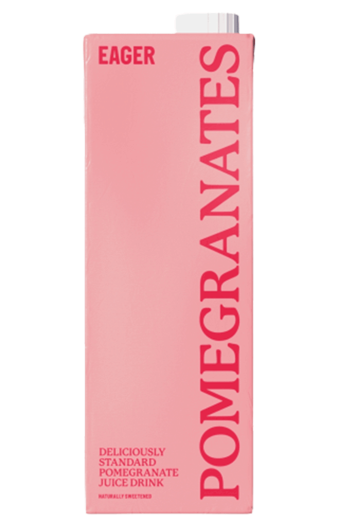 EAGER POMEGRANATE JUICE 8 X 1LTR