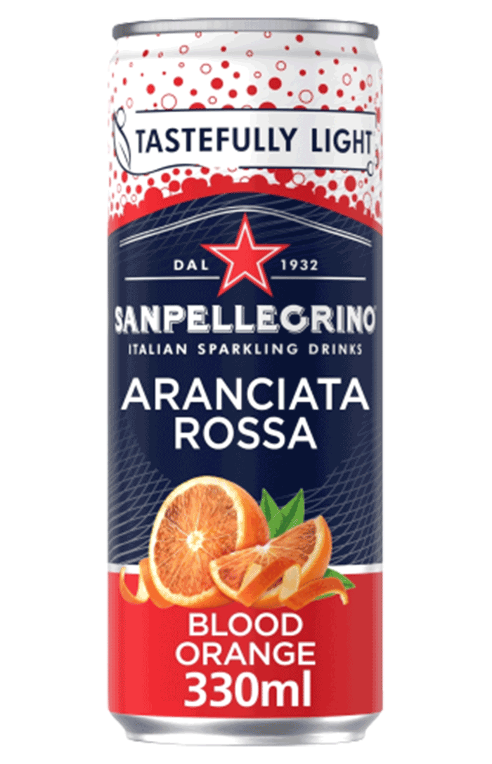 SAN PELLEGRINO ROSSA BLOOD ORANGE, CAN 24 X 330ML