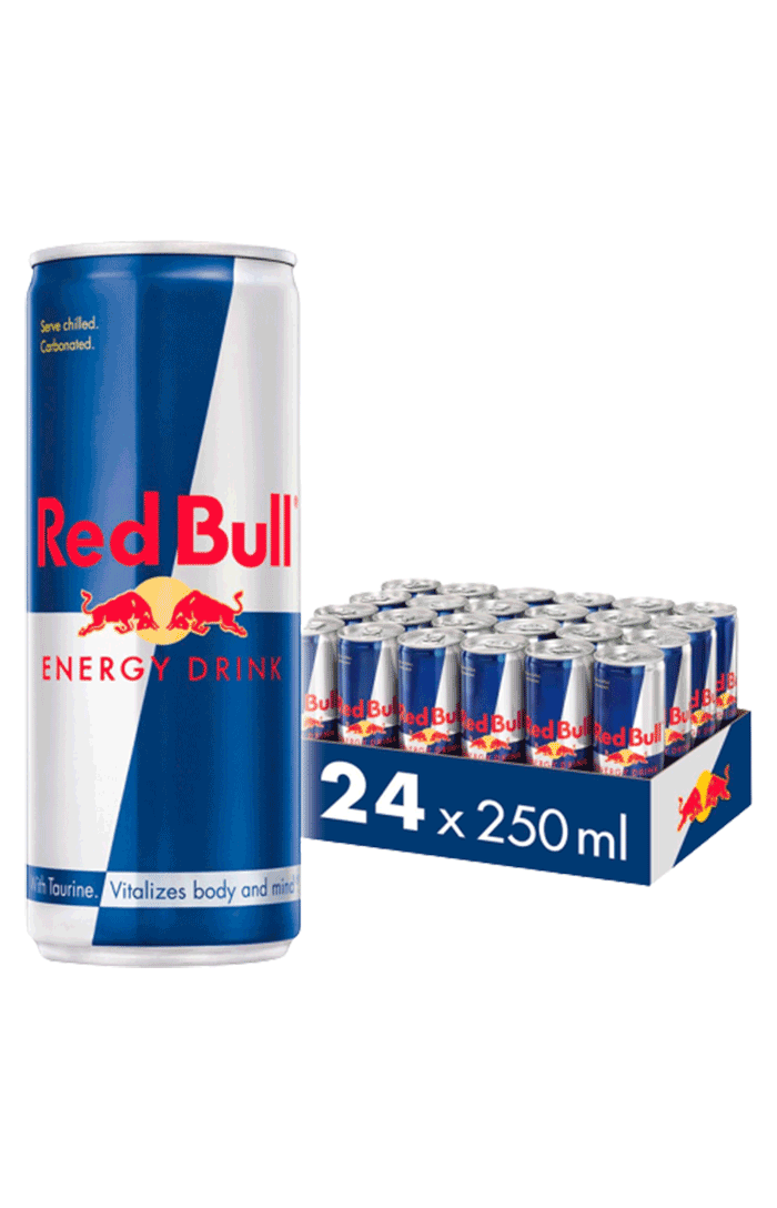 RED BULL ENERGY DRINK CAN 24 X 250ML