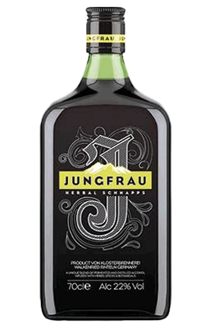 JUNGFRAU HERBAL SCHNAPPS 22 70CL