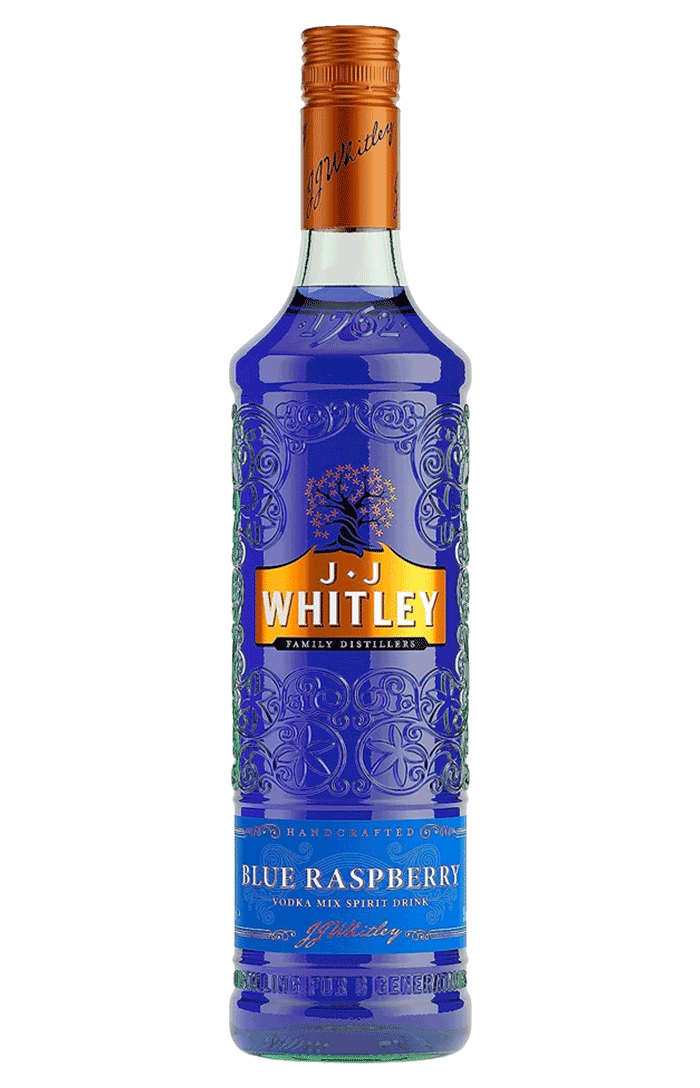 JJ WHITLEY BLUE RASPBERRY VODKA70 CL