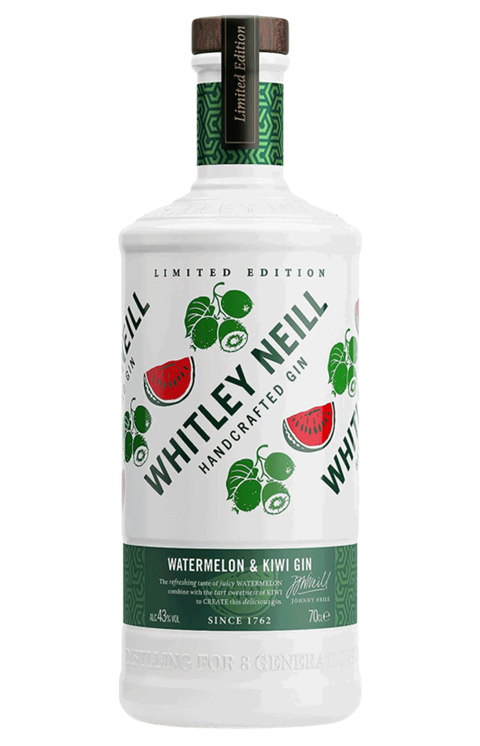 WHITLEY NEILL WATERMELON AND KIWI GIN  70CL