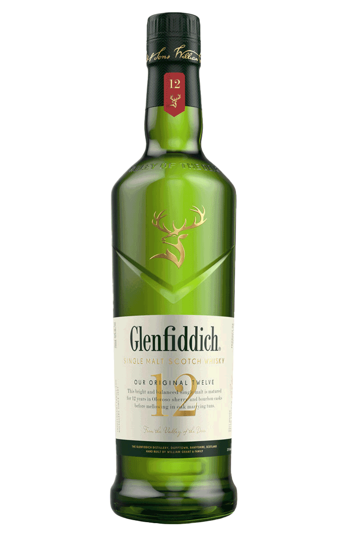 Glenfiddich 12 Year Old Single Malt Scotch Whisky