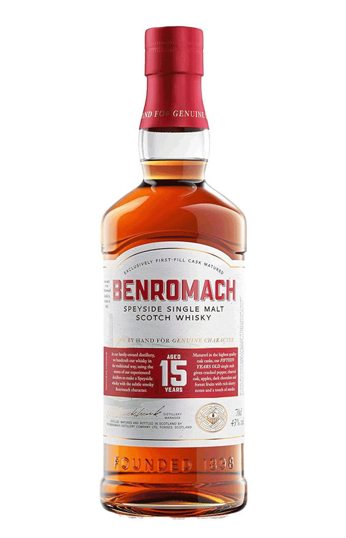 Benromach 15 Years Old Speyside Single Malt Scotch Whisky 70cl