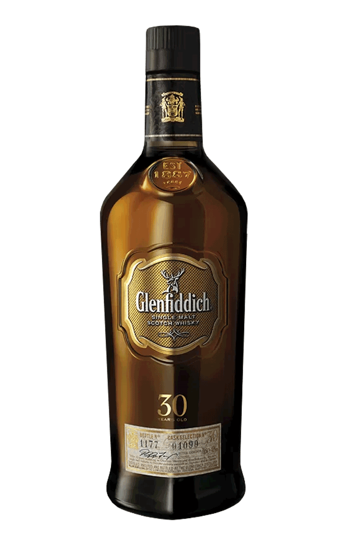 Glenfiddich 30 Year Old Single Malt Scotch Whisky 70cl