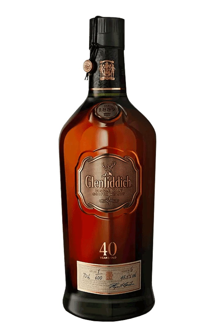 Glenfiddich 40 Year Old Single Malt Scotch Whisky 70cl