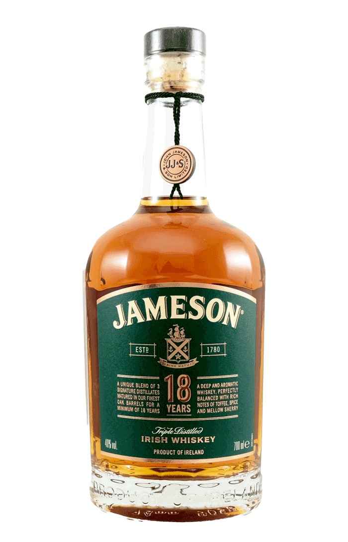 Jameson 18 Year Old Triple Distilled Irish Whisky 70cl