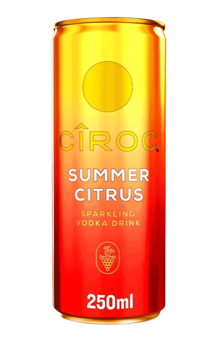 Ciroc Summer Citrus RTD Cans 12 x 250ml