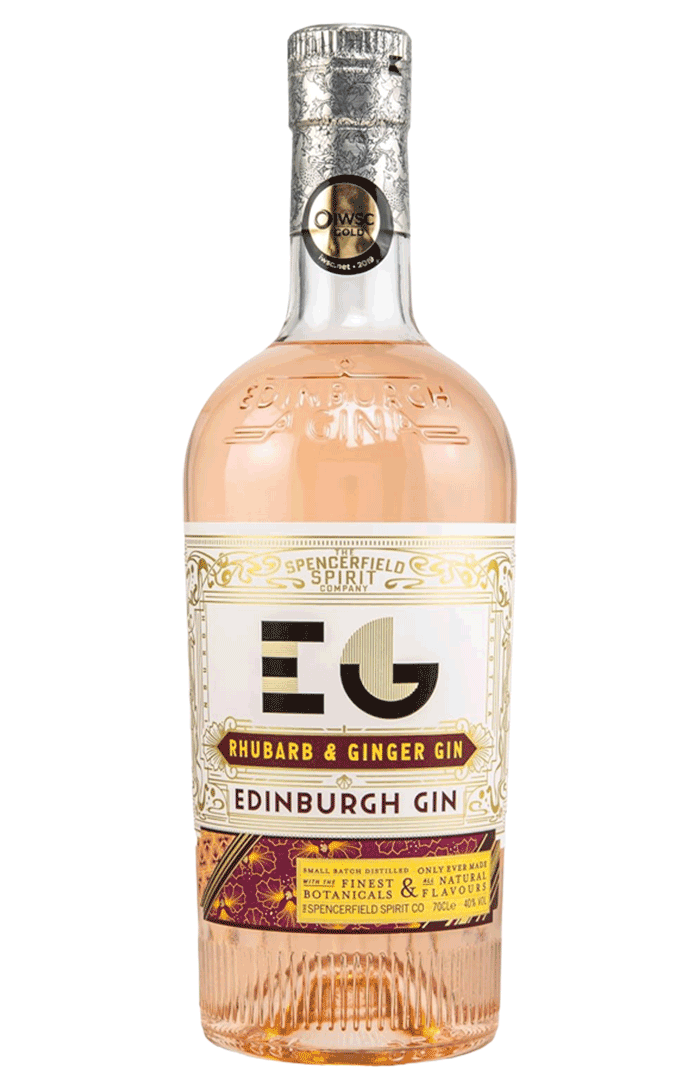 EDINBURGH RHUBARB  GINGER GIN 40 ABV