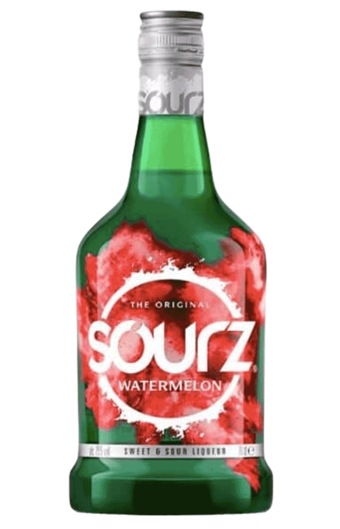 SOURZ WATERMELON LIQUEUR 70CL