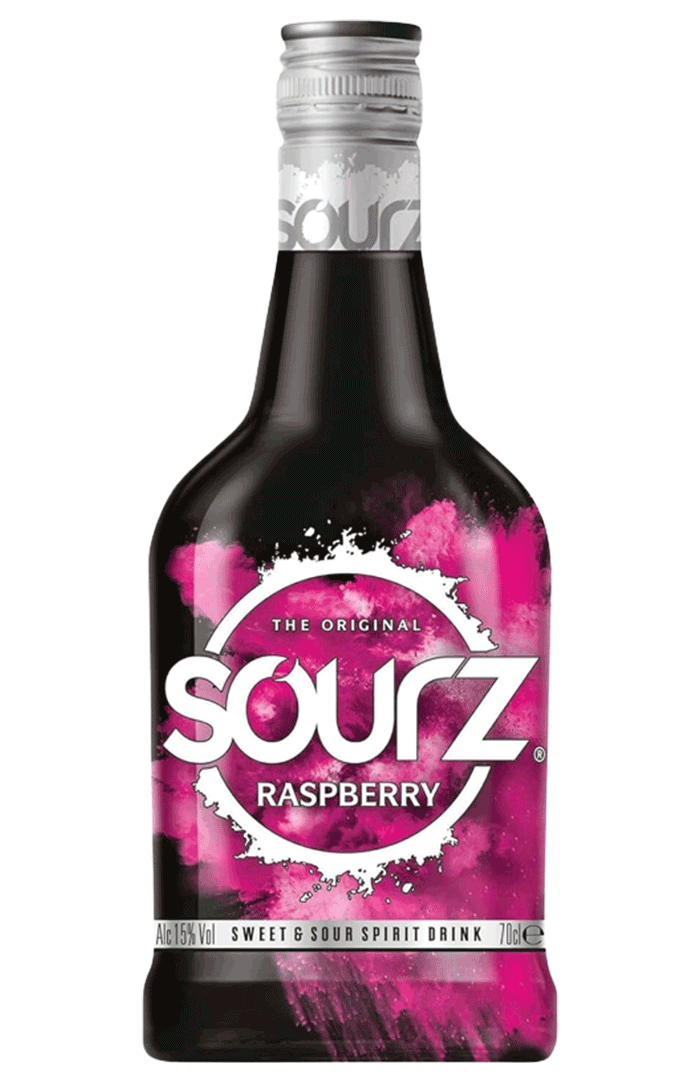 SOURZ RASPBERRY LIQUEUR 70CL